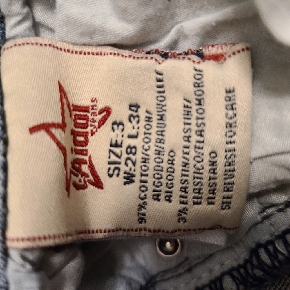 LA Idol Jeans- Stretch butt hugging-size 3 - Picture 6 of 8
